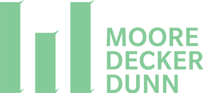 Moore Decker Dunn Logo - Green Scale